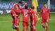 Serge Gnabry félicité par ses coéquipiers Serge Gnabry félicité par ses coéquipiers