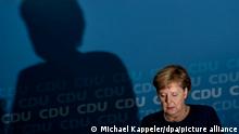 dpatopbilder - 05.11.2018, Berlin: Bundeskanzlerin Angela Merkel (CDU) spricht auf einer Pressekonferenz in der CDU-Zentrale, im Konrad-Adenauer-Haus, zu den Medienvertretern. Thema waren die Ergebnisse der CDU-Klausurtagung. Foto: Michael Kappeler/dpa +++ dpa-Bildfunk +++