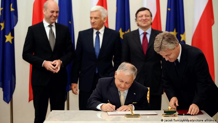 Polen ratifiziert den Lissabon-Vertrag - Präsident Lech Kaczynski 