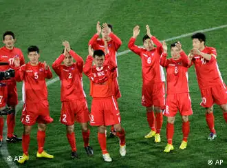 未经证实消息说，朝鲜国家队因南非世界杯表现不佳回国后受到惩罚