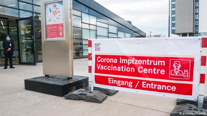 Coronavirus vaccination center Bonn, Germany