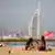 متحدہ عرب امارات دبئی برج العرب ساحل سمندر