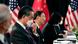 Yang Jiechi speaks and Wang Yi adjusts his mask Yang Jiechi speaks and Wang Yi adjusts his mask
