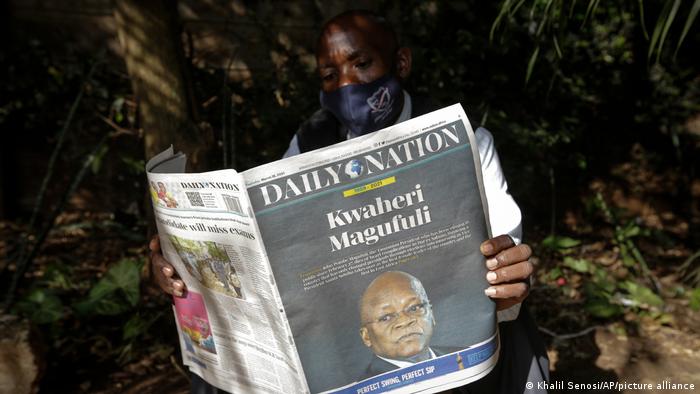 Tansania l Präsident Magufuli ist gestorben, Zeitung
