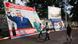 Wahlwerbung für Präsident Denis Sassou-Nguesso in Brazzaville Wahlwerbung für Präsident Denis Sassou-Nguesso in Brazzaville