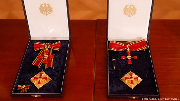 Deutschland Verleihung Bundesverdienstkreuz durch Bundespräsident Steinmeier an Ozlem Tureci und Ugur Sahin