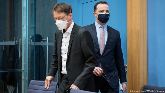 Jens Spahn y Karl Lauterbach.