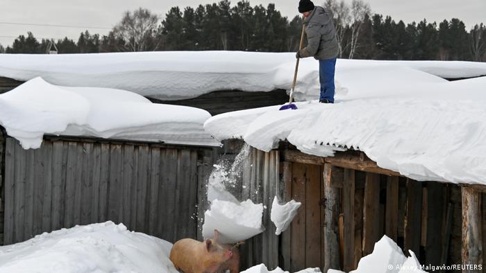 Weltspiegel 19.03.2021 | Russland Bobrovka | Winter, Schnee