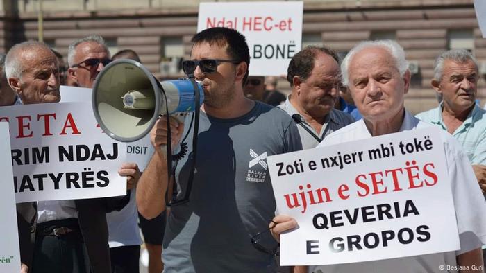 Olsi Nika Eco Albania Balkan Action Week Protests 