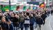 People marching in Kassel People marching in Kassel