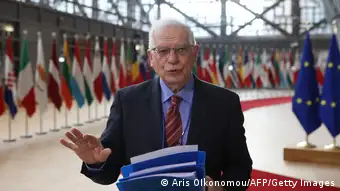 EU Außenminister Treffen in Brüssel Josep Borrell