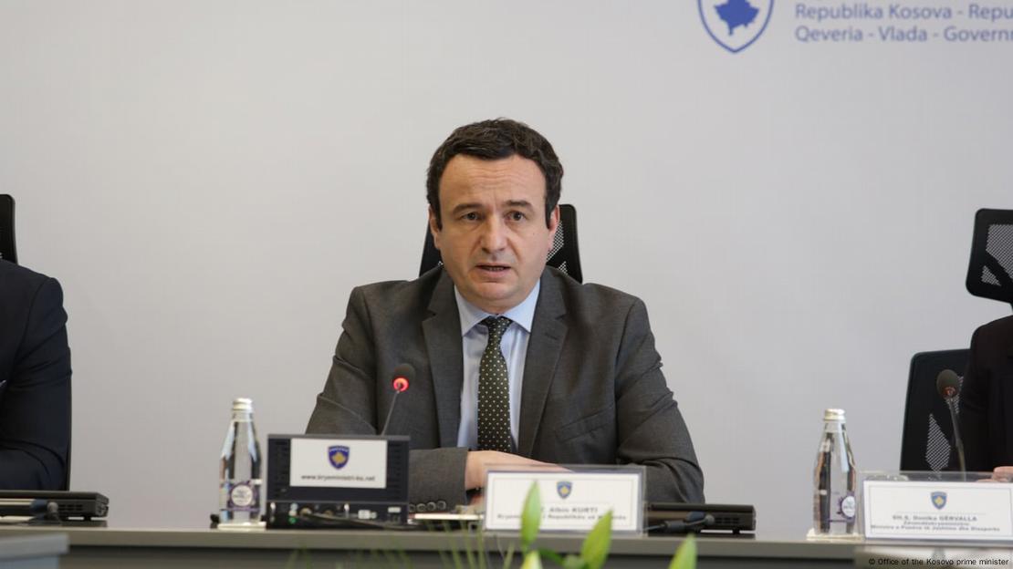 Kosovo Premierminister Albin Kurti