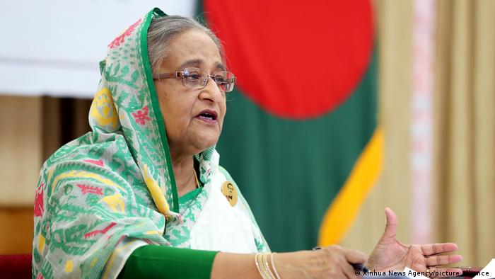 بنگلہ دیش کی وزیر اعظم شیح حسینہ 