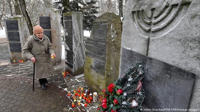 Belarus Mahmal für die Opfer Nazis im Ghetto Minsk
