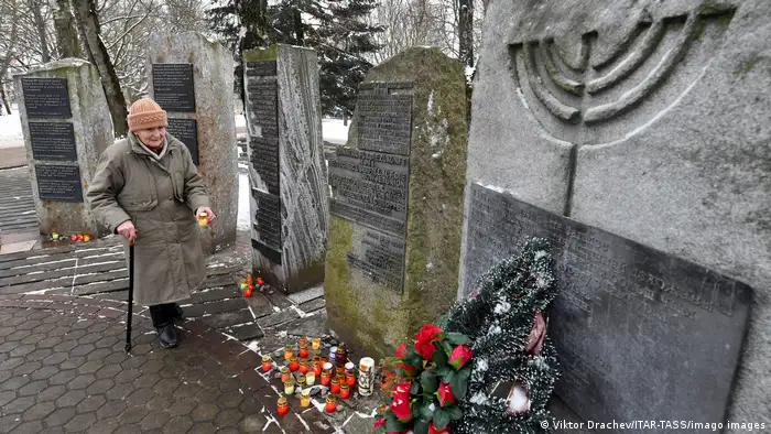Belarus Mahmal für die Opfer Nazis im Ghetto Minsk