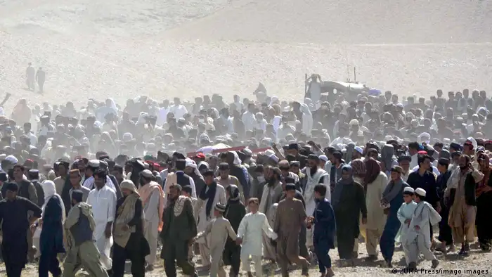 Funeral prayers after a suicide bomb attack in Quetta, Pakistan.