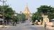 Myanmar Yangon Shwedagon Pagode | stiller Protest gegen Militärputsch Myanmar Yangon Shwedagon Pagode | stiller Protest gegen Militärputsch