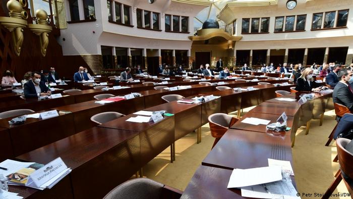 Nordmazedonien Parlament - Sitzung am 25.03.2021
