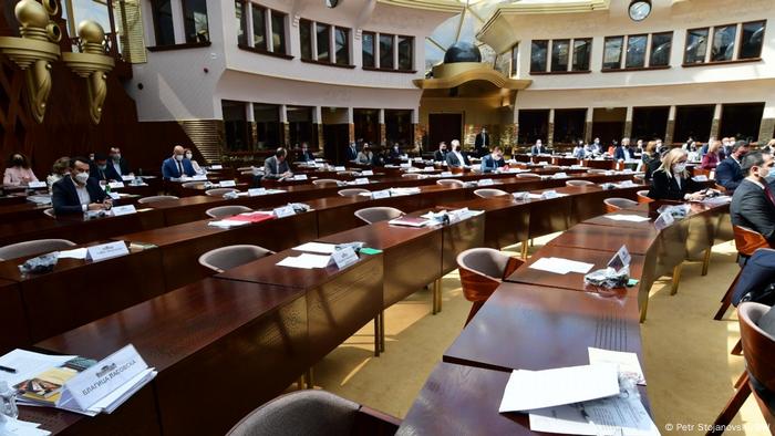 Пленарната сала на македонското Собрание
