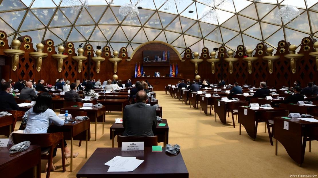 Nordmazedonien Parlament - Sitzung am 25.03.2021