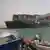 Ägypten Containerschiff Suezkanal Evergreen
