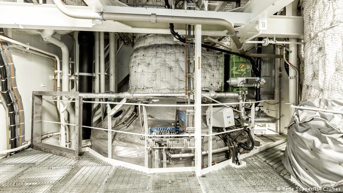 The interior of a TUI cruise ship