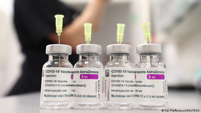 Vials of AstraZeneca's coronvirus vaccine