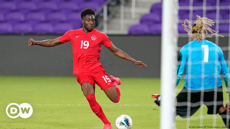 Canada Soccer Jerseys 2021 Davies National Team Home Red Away