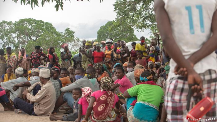 Mozambican refugees in Cabo Delgado province.