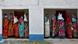 Women wait in line to vote in Purulia district, West Bengal Women wait in line to vote in Purulia district, West Bengal