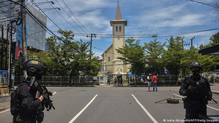 Indonesien Makassar | Explosion in Kirche 