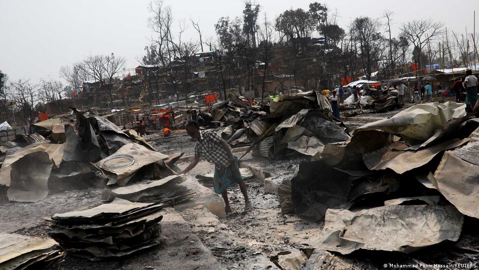 Fire becomes new fear for Rohingya refugees in Bangladesh | Asia| An in-depth look at news from across the continent | DW - Vimarsana News