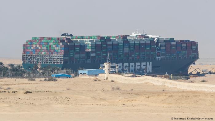 Ägypten Suezkanal Containerschiff Ever Given Ägypten Suezkanal Containerschiff Ever Given