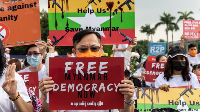 Myanmar - Taiwan | Solidaritätsprotest in Taipeh
