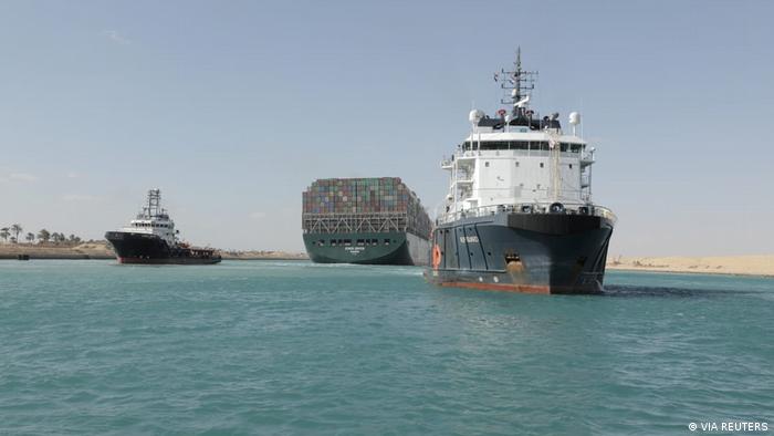 Ägypten Suezkanal Containerschiff Ever Given