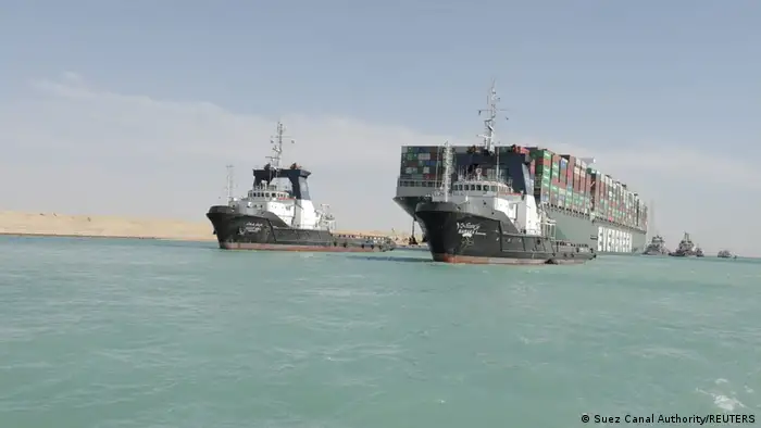 Ägypten Suezkanal Containerschiff Ever Given