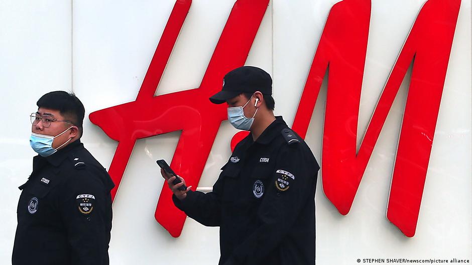 時裝企業H&M 正在中國成為被抵制的對象。