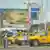 Des taxis au centre de Cotonou au Bénin.