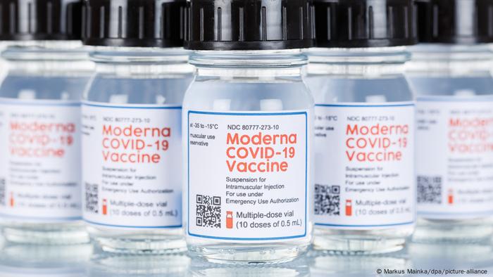 Moderne Impfampulle