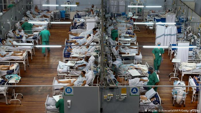 Brezilya'da hastanelerde de yoğunluk yaşanıyor