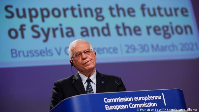Belgien Brüssel | Pressekonferenz Internationale Geberkonferenz Syrien | Josep Boorrell