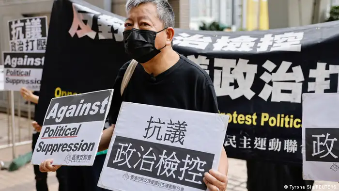 Hongkong Aktivisten wegen großer Demokratie-Kundgebung verurteilt