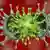 Imagen del coronavirus en 3D.