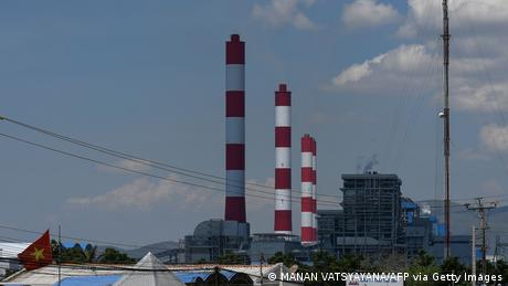 The Vinh Tan coal power plant in southern Vietnam's Binh Thuan province