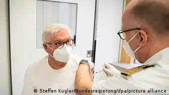 Coronavirus - Impfung Bundespräsident frank-Walter Steinmeier