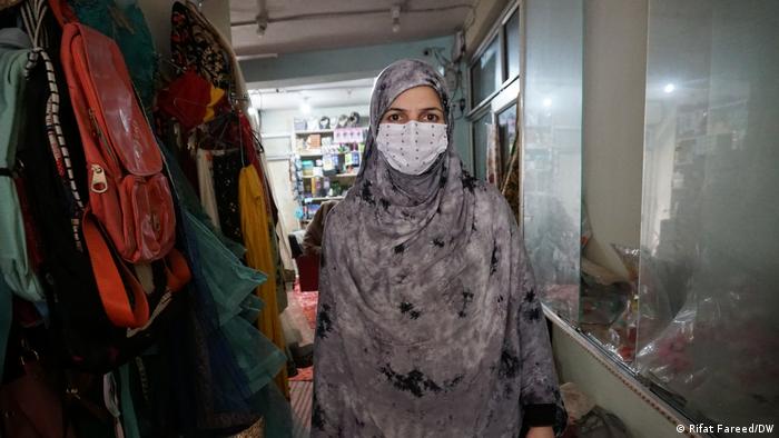 Nusrat Bibi, a Pakistani woman living in India-administered Kashmir 