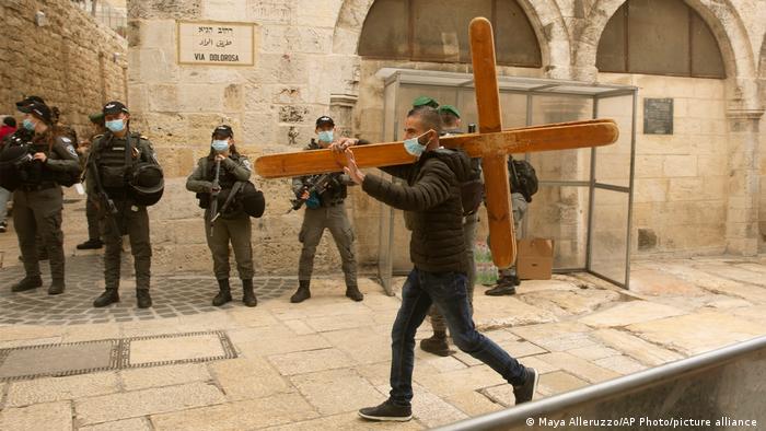 El Vía Crucis en Jerusalén. (2.04.2021).