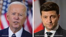 US President Biden and Ukrainian President Zelensky