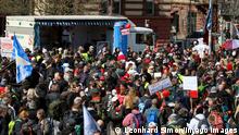 Protesters rally in Stuttgart against lockdown measures