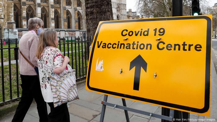 Κέντρο εμβολιασμού στο Λονδίνο